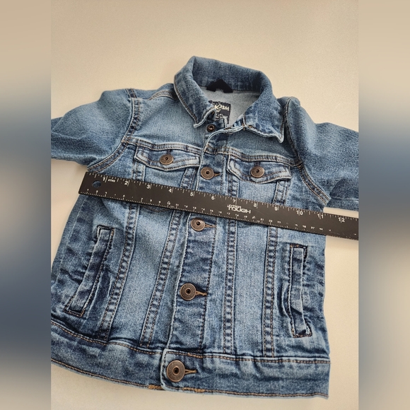 OshKosh B'gosh Boy Girl Toddler Denim Jacket Size 3T - Picture 5 of 9